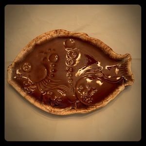 Hull Vintage Fish Plate from 1940s